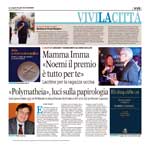 Gazzetta del Mezzogiorno, 29 maggio 2018, D. Levante: «'Polymatheia', luci sulla papirologia», articolo»