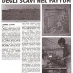 La Torre, 18 dicembre 2009, B. Gazzabin: «Presentati i risultati degli scavi nel Fayyum»