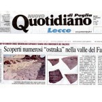 Nuovo Quotidiano di Puglia, 16 dicembre 2014, «Scoperti numerosi 'ostraka nella valle del Fayyum»