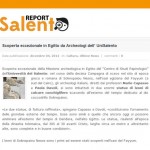 Salento report, 4 dicembre 2012, «Scoperta eccezionale in Egitto da Archeologi dell'UniSalento»
